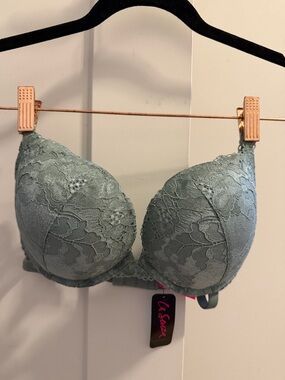 La SENZA Dusty Sage Lace Push-Up Bra